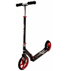 NIJDAM NIJDAM VOUWSTEP 6+ LOW CRUISER, ZWART/ROOD