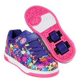 HEELYS X2 DUAL UP PAARS/NEON/PUZZLE