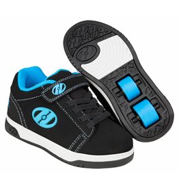 HEELYS X2 DUAL UP ZWART/BLAUW/WIT (2018)