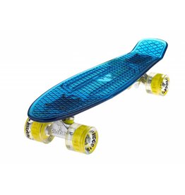 RIDGE Ridge Aurora 22"  LED  Penny Board, Bleu/Yellow