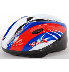 VOLARE VOLARE FIETS-SKATEHELM DELUXE ROOD BLAUW WIT
