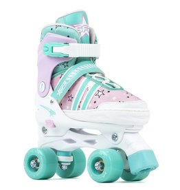 SFR SFR SPECTRA VERSTELLBARE ROLLSCHUHE, ROSA/GRÜN