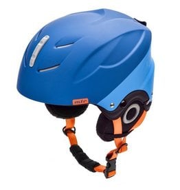 METEOR SKI HELM LUMI, BLAUW/ORANJE