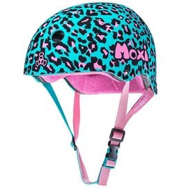 MOXI MOXI TRIPLE 8 CERT SWEATSAVER SKATEHELM, LEOPARD V2