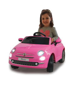 JAMARA RIDE-ON FIAT 500 ROZE 12V