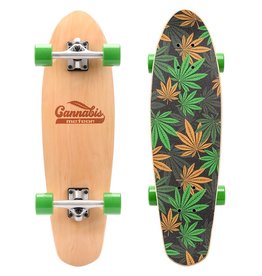 METEOR METEOR HÖLZERNER PENNY BOARD, CANNABIS