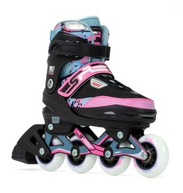 SFR SFR PIXEL VERSTELBARE INLINE SKATES, ROZE/ZWART