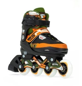 SFR SFR PIXEL VERSTELBARE INLINE SKATES, GROEN/ORANJE