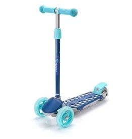 METEOR KINDERROLLER 3 RÄDER LED, MINT/BLAU