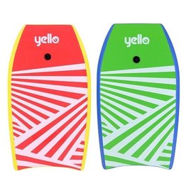 YELLO BODY BOARD 41 INCH SLICK ZIG ZAG