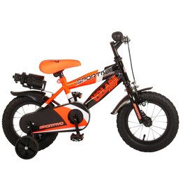 VOLARE VOLARE SPORTIVO 12 ZOLL KINDERFAHRRAD, NEON ORANGE SCHWARZ