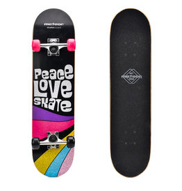 METEOR METEOR  SKATEBOARD, PEACE PINK