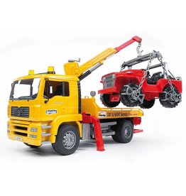 BRUDER BRUDER MAN TAKELWAGEN MET JEEP