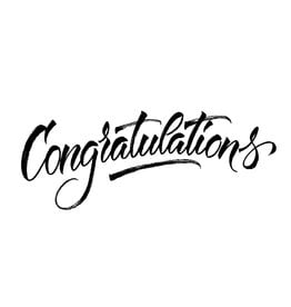 CONGRATULATIONS