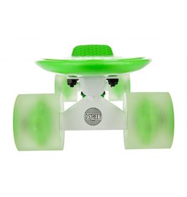 D-STREET D-STREET 'LED' PENNY BOARD, GROEN